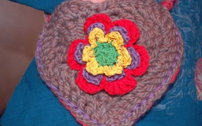 Sac p’tit coeur girly au crochet