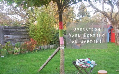 Débuter le Yarn Bombing au jardin