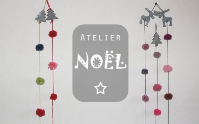 Atelier pompon fourchette et guirlande