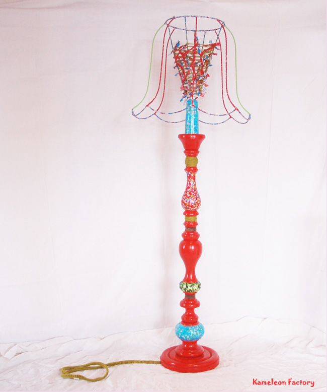 Lampadaire Gipsy rouge